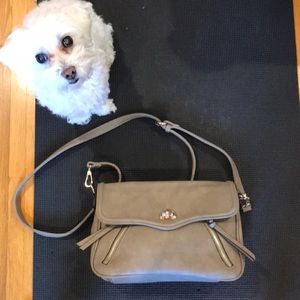 Nude crossbody bag